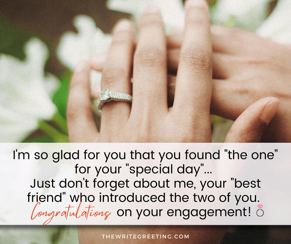 35+ Engagement Wishes For Best Friend (Make her Smile) - The Write Greeting