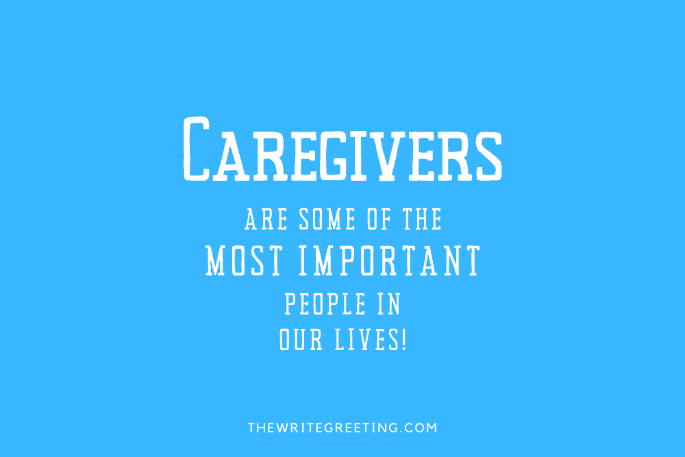 Quotes for caregivers in blue