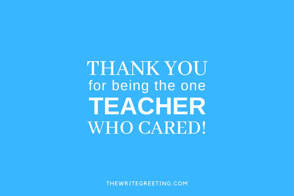Thank you for retiring teacher in blue