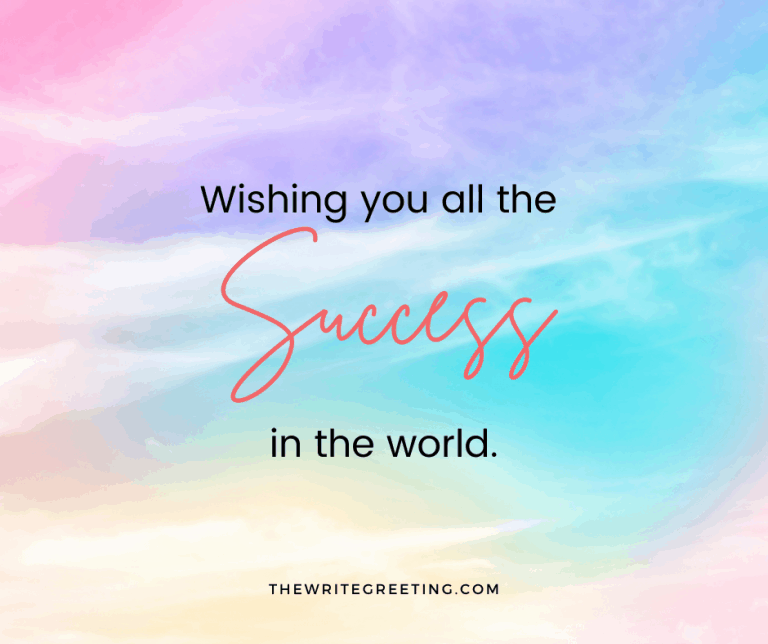 How To Wish Success For A Company The Write Greeting