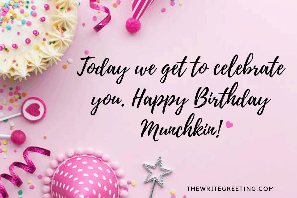 pink birthday background with text on it