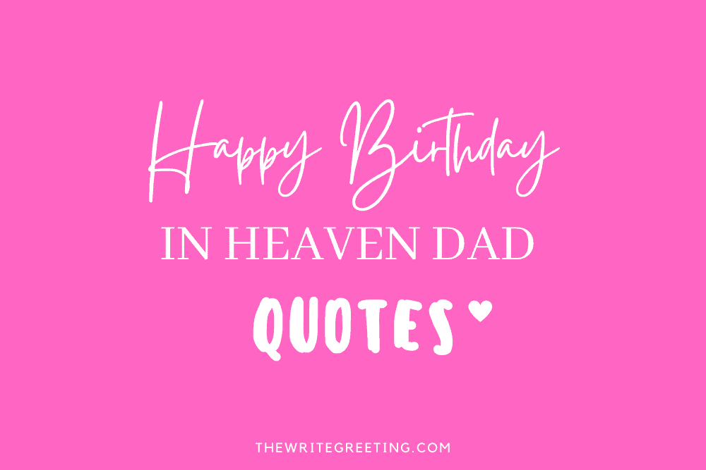 Happy birthday dad in baven quotes written on pink square