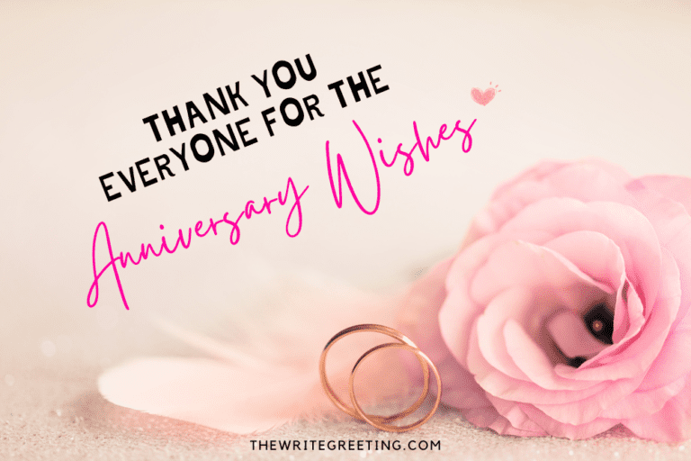 150 Best Thank You Message For Anniversary Wishes The Write Greeting