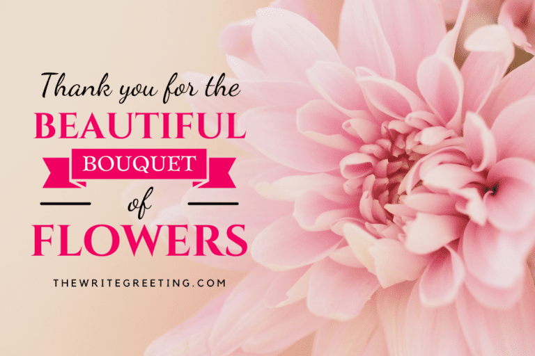 150+ Ways to Say Thank You for Flowers The Write Greeting